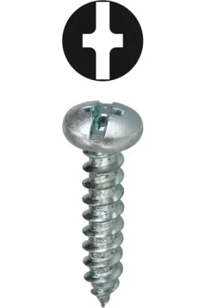 Shop Now L.H.Dottie® Sheet Metal Screw, Combo Pan Head, Carbon Steel, 14 x 1-1/2", 50 Pack