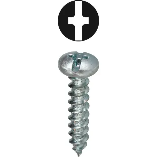 Shop Now L.H.Dottie® Sheet Metal Screw, Combo Pan Head, Carbon Steel, 14 x 1-1/2", 50 Pack