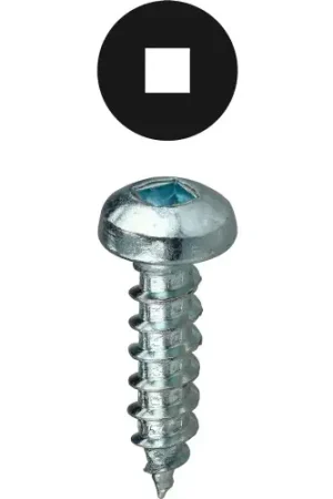 Cheap L.H.Dottie® Sheet Metal Screw, Square Pan Head, Carbon Steel, 12 x 1", 100 Pack