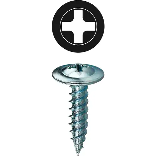 Best Seller L.H.Dottie® K-Lath Metal Piercing Screw, Phillips/Wafer, 8 x 1", Tuff 500 Pack