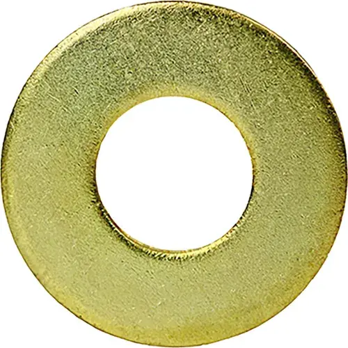 Authentic L.H.Dottie® Flat Washer, Brass, 0-3/16" I.D, 0-3/8" O.D, 8, 100 Pack