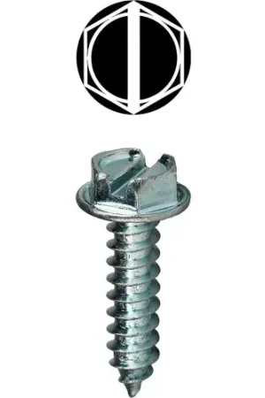 Affordable L.H.Dottie® Sheet Metal Screw, Phillips/Slotted, Hex Washer Head, 6 x 3/4", 100 Pack