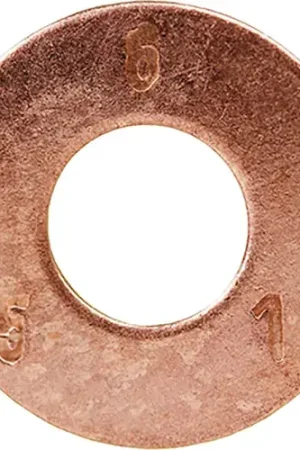 L.H.Dottie® Flat Washer, Silicon Bronze, 0-7/16" I.D, 1" O.D, 3/8", 100 Pack Direct From Factory