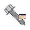 Genuine 3/8" X 4" High Profile Hex Head Lag Screws Steel Hot Dipped Galvanized (200 / Pkg.)
