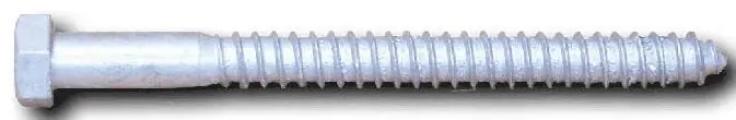 3/4" X 4" Hex Head Lag Screws Steel Hot Dipped Galvanized (25 / Pkg.) Special Discount