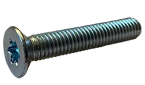 6-32 X 3/8" Machine Screws Flat Head Six Lobe Drive Steel Zinc Plated (10000/Pkg.) Popular
