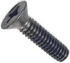 Secure Checkout 10-32 X 1/2" Machine Screws Flat Head Phillips Drive Steel Black Zinc (10000/Pkg.)