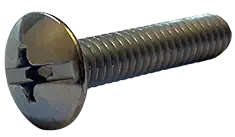 1/4"-20 X 2" Machine Screws Truss Head Combination Drive Steel Zinc Plated (1000/Pkg.) Order Now