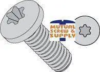 Hassle-Free Returns 6-32 X 1-1/4" Machine Screws Pan Head Six Lobe Drive 18/8 Stainless Steel (3500/Pkg.)