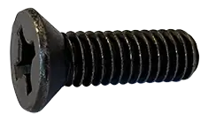 10-24 X 1-1/2" Machine Screws Flat Head Phillips Drive Steel Zinc Black (4000/Pkg.) Trending