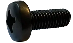 Luxury M5-0.8 X 45mm Machine Screws Pan Head Phillips Drive Steel Black Oxide (500/Pkg.)
