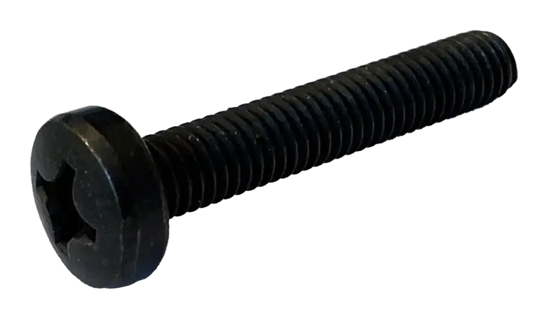 Big Sale 8-32 X 3" Machine Screws Pan Head Phillips Drive Steel Black Zinc (1000/Pkg.)
