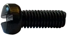 10-32 X 1/2" Machine Screws Fillister Head Slotted Drive Steel Black Oxide (7000/Pkg.) New Release