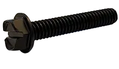 10-32 X 1/4" Machine Screws Indented Hex Head Slotted Drive Steel Black Oxide (10000/Pkg.) Deal