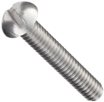 6-32 X 1/4" Machine Screws Round Head Slotted Drive Aluminium (200/Pkg.) Super Sale