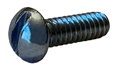 Top Rated 3/8"-16 X 3" Machine Screws Round Head Slotted Drive Steel Zinc Plated (400/Pkg.)