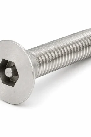 While Supplies Last 8-32 X 3/8" Flat Head Cap Screws Tamper Resistant Pin-In Socket Drive 18/8 Stainless Steel (100 / Pkg.)