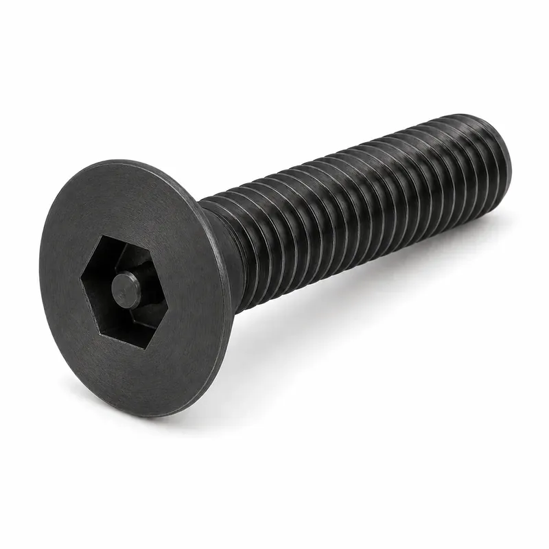 While Supplies Last 10-32 X 1/2" Flat Head Cap Screws Tamper Resistant Pin-In Socket Drive Alloy Steel (100 / Pkg.)