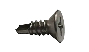 8-18 X 1-1/2" Self-Drilling Screws Flat Head Phillips Drive Point Type 2 410 Stainless Steel (2500/Pkg.) Deal