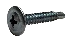 Fresh Stock 10-16 X 1-1/2" Self-Drilling Screws Modified Truss Head Phillips Drive Point Type 3 Steel Zinc Plated (3000/Pkg.)