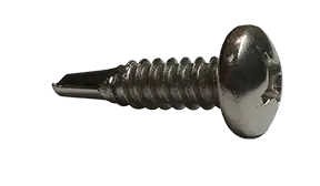 New Arrival 12-14 X 1-1/2" Self-Drilling Screws Pan Head Phillips Drive Point Type 3 410 Stainless Steel (2000/Pkg.)