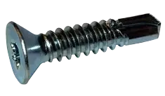 6-20 X 5/8" Self-Drilling Screws Flat Head Six Lobe Drive Point Type 2 Steel Zinc Plated (10000/Pkg.) Limited Time