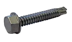 Latest 10-16 X 1" Self-Drilling Screws Hex Washer Head Point Type 3 410 Stainless Steel (3000/Pkg.)