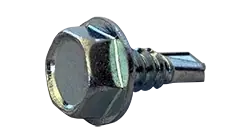 5/16"-12 X 1-1/4" Self-Drilling Screws Hex Washer with Serration Head Point Type 3 Steel Zinc Plated (700/Pkg.) Last Chance