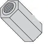 1/2" AF X 10-32 X 1-1/4" Hex Female-Female Standoffs Aluminum (1000 / Pkg.) Discount