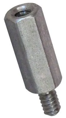 Time-Limited 1/4" AF X 4-40 X 15/16" Hex Male-Female Standoffs Clear Zinc Steel (250 / Pkg.)