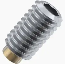 Next Day Delivery 8-32 X 5/16" Brass Tip Socket Set Screws Alloy Steel (100 / Pkg.)