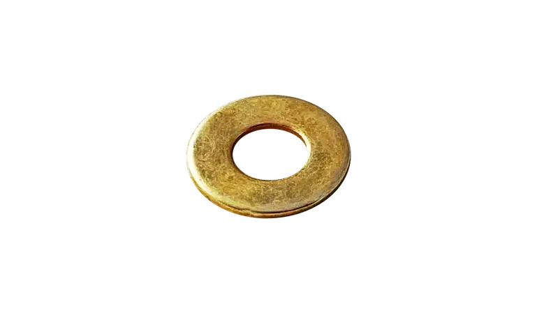 10 Machine Screw Flat Washers Steel Zinc Yellow (10000 / Pkg.) Weekend Sale