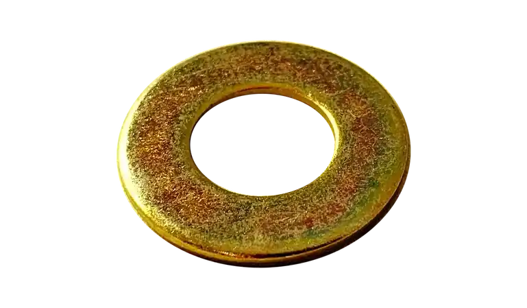 New Arrival 1/4" SAE Flat Washers Grade 8 Thru Hardened Steel Zinc Yellow (100 / Pkg.)