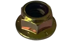 Flash Sale 1/4"-20 Lock Nuts Flange Nylon Insert Grade 8 Alloy Steel Zinc Yellow (600 / Pkg.)
