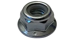 Secure Checkout 1/4"-20 Lock Nuts Flange Nylon Insert 18/8 Stainless Steel (100 / Pkg.)