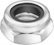 Luxury 3/8"-24 Lock Nuts Nylon Insert Thin Height Light Hex Steel Zinc Plated (100 / Pkg.)