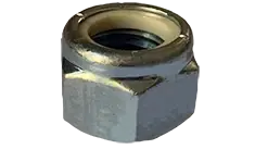 1-1/8"-7 Lock Nuts Heavy Hex Nylon Insert Full Height Steel Zinc Plated (10 / Pkg.) Popular