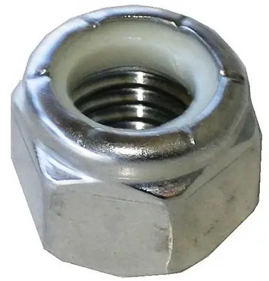 1-1/8"-7 Lock Nuts Heavy Hex Nylon Insert Thin Height Steel Zinc Plated (10 / Pkg.) Holiday Sale