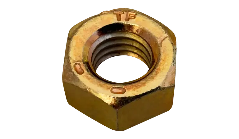 Brand New 1-3/4"-5 Hex Nuts Grade 8 Steel Zinc Yellow (25 / Pkg.)