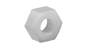 1/4"-28 Hex Nuts Nylon 6/6 (2500 / Pkg.) Genuine