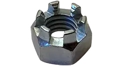 Get Yours 7/16"-20 Castle Nuts Steel Zinc Plated (200 / Pkg.)