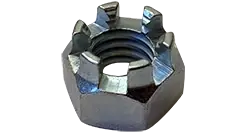 Big Sale 1/2"-13 Castle Nuts Brass (5 / Pkg.)