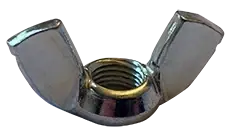 Last Chance 5/16"-18 X 3/4" AF X 1" Length Wing Nuts Washer Based Die Cast Zinc Alloy (1000 / Pkg.)