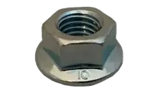 Reduced Price M12-1.75 Flange Nuts Class 8 Steel Zinc Plated DIN 6923 (500 / Pkg.)