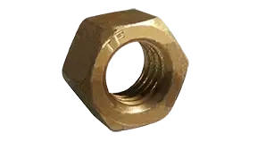 3/8" Hex Nuts Fine Thread L9 Alloy Steel Cadmium Yellow USA Made (100 / Pkg.) Direct From Factory