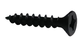 Order Now 8 X 2-1/2" Wood Screws Deep Thread Combination Square/Phillips Drive Flat Head Steel Black Oxide (2200 / Pkg.)