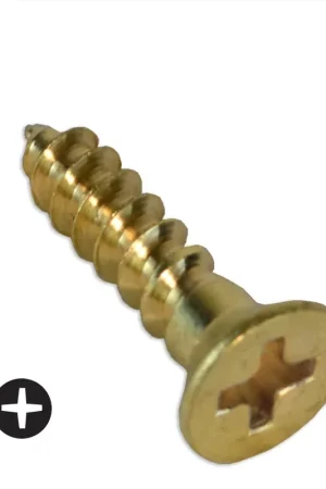 6-18 X 2" Wood Screws Deep Thread Phillips Drive Flat Head 2/3 Threaded Steel Zinc Plated (2000 / Pkg.) Top Rated