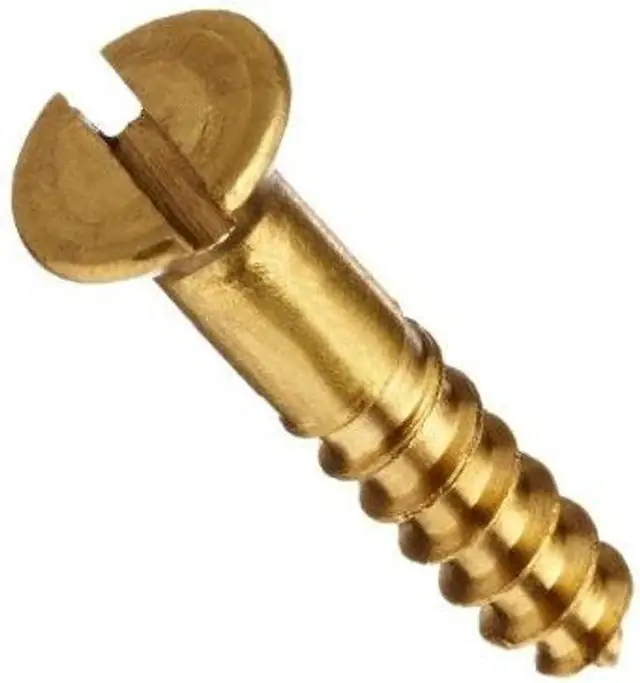 Buy Today 16 X 1-3/4" Wood Screws Slotted Drive Flat Head Silicon Bronze (25 / Pkg.)