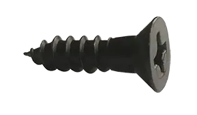 9 X 1-1/2" Wood Screws Phillips Drive Flat Head Steel Black Oxide & Oil (2000 / Pkg.) Holiday Sale