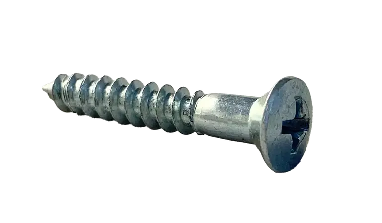 Factory Price 8 X 1" Wood Screws Phillips Drive Oval Head Steel Zinc Plated (4000 / Pkg.)